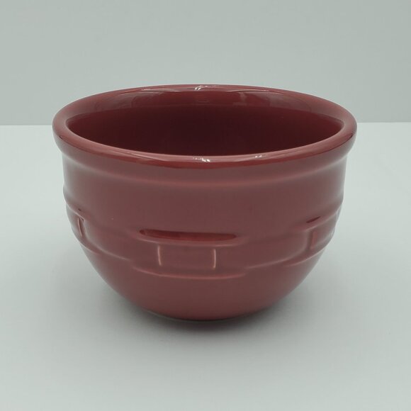 Longaberger Pottery Paprika Oversized Round Mug Large Paprika Soup Coffee Mug - Picture 4 of 8